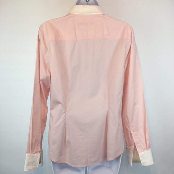 The Limited blouse with white accent cuffs/collar - Picture 2 of 4